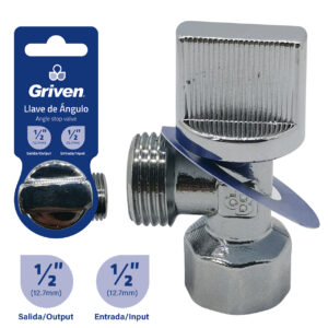 Llave de Ángulo 1/2 x 1/2 (Griven)