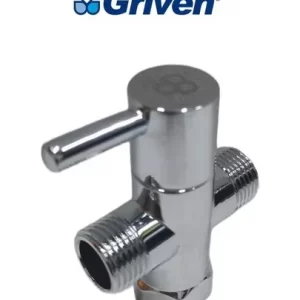 Llave de Ángulo de 3 vías 1/2 x 1/2 marca Griven